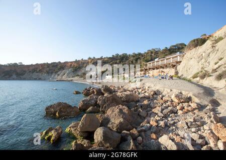 Cala de Hort, Ibiza Foto Stock