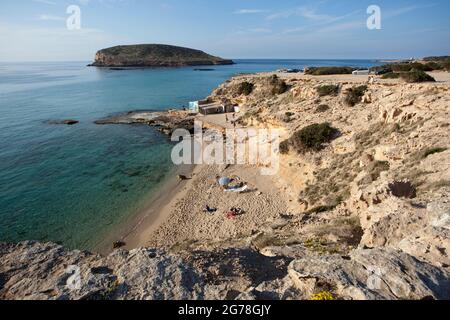 Cala Comte, Ibiza Foto Stock