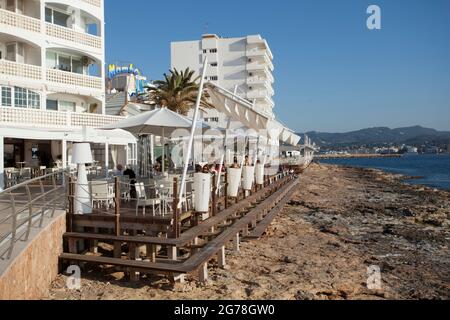 Punta de ses Variades, Sant Antoni, Ibiza Foto Stock