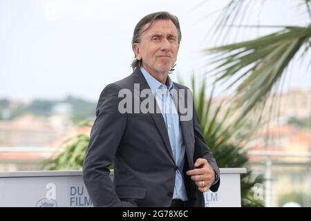 12 luglio 2021, Cannes, Provence Alpes Cote d'Azur, Francia: Tim ROTH durante la fotocellula 'Bergman Island' nell'ambito del 74a Festival annuale del Cinema di Cannes il 12 luglio 2021 a Cannes, Francia (Credit Image: © Mickael Chavet via ZUMA Wire) Foto Stock