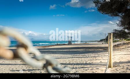 Spiaggia di Maiorca Playa de Muro Foto Stock