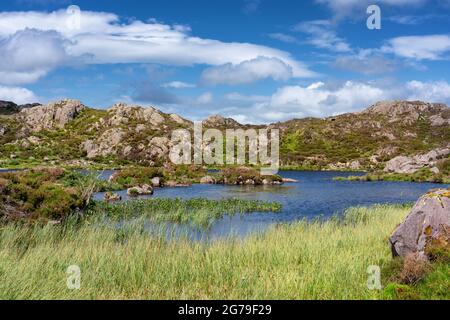 Inominate Tarn su Haystack cadde sopra Buttermere nel Lake District UK amato di Alfred Wainwright e la posizione in cui le sue ceneri erano sparse Foto Stock