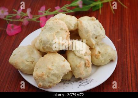 biscotti al burro rotondi Foto Stock