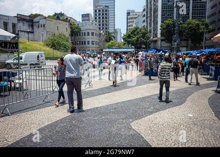 Centro di Rio de Janeiro, Brasile Foto Stock