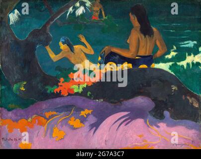 Fatata te Miti (dal mare) di Paul Gauguin (1848-1903), olio su tela, 1892 Foto Stock