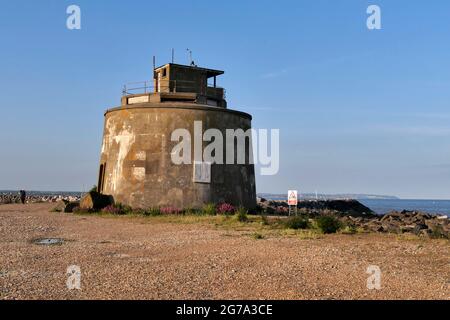 Martello tower numero 66, Eastbourne, East Sussex, Inghilterra, Regno Unito Foto Stock