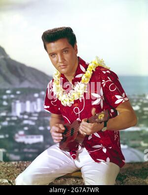 ELVIS PRESLEY "BLUE HAWAII" 1961 Foto Stock