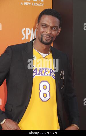 Los Angeles, California, Stati Uniti. 12 luglio 2021. Chris Bosh 07/12/2021 la prima mondiale di "Space Jam: A New Legacy" si è tenuta alla L.A. Live Regal Cinemas a Los Angeles, CA Photo by Izumi Hasegawa/HollywoodNewsWire.net Credit: Hollywood News Wire Inc./Alamy Live News Foto Stock