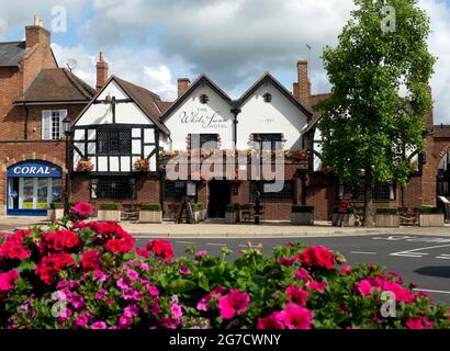 The White Swan Hotel, Stratford-upon-Avon, Warwickshire, Inghilterra, Regno Unito Foto Stock