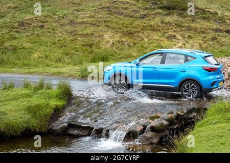 L'acqua splash popolare dalla serie TV circa il veterinario di paese James Herriot, Fore Gill Gate, North Yorkshire, Regno Unito Foto Stock