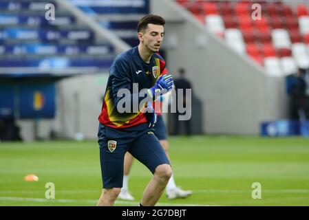 Andrei Vlad - squadra nazionale di calcio rumena Foto Stock