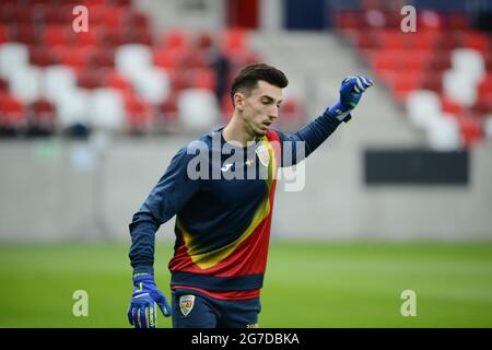 Andrei Vlad - squadra nazionale di calcio rumena Foto Stock