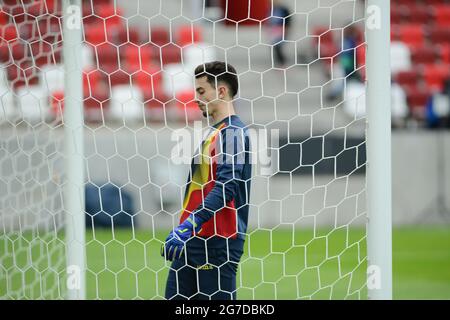 Andrei Vlad - squadra nazionale di calcio rumena Foto Stock