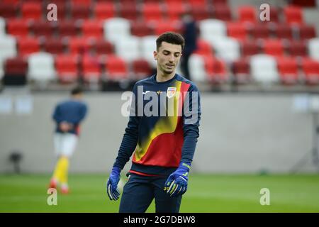 Andrei Vlad - squadra nazionale di calcio rumena Foto Stock