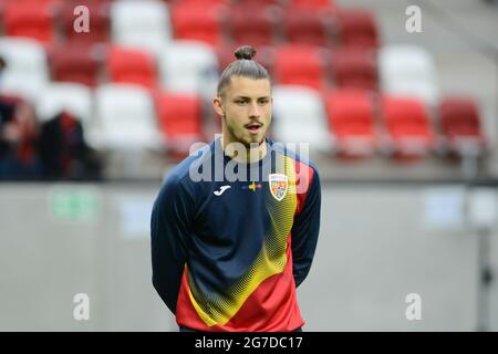 Radu Dragusin - Romania U21 squadra di calcio Foto Stock