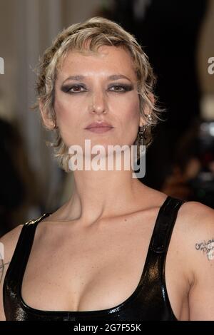Agathe Rousselle partecipa alla proiezione del Titane durante il 74a edizione del Festival del Cinema di Cannes il 13 luglio 2021 a Cannes, Francia. Foto di David Niviere/ABACAPRESS.COM Foto Stock