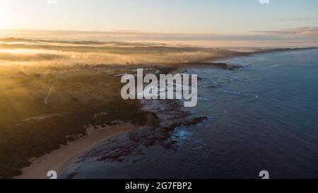 Alba a Kilcunda Foto Stock