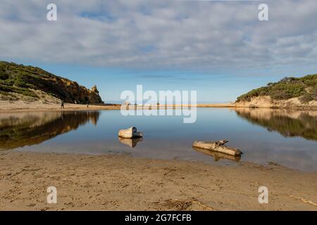 Painkalac Creek, Airey's Inlet Foto Stock