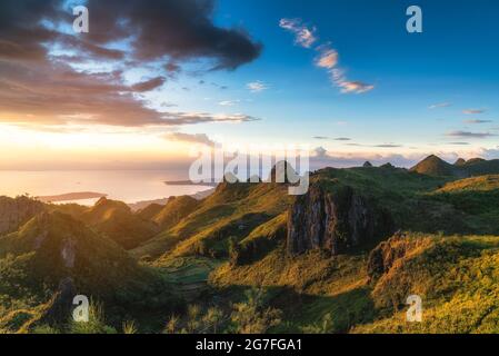 Osmena picco famosa formazione rocciosa sull'isola di Cebu nelle Filippine Foto Stock