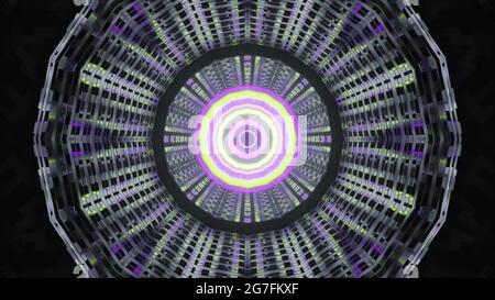 Astratto sfondo futuristico a spirale frattale Foto Stock