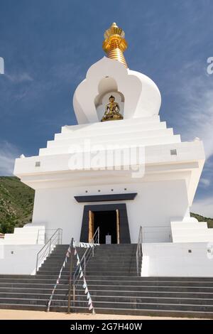 Tempio buddista di Benalmadena, provincia di Malaga, Andalusia, Spagna. Foto Stock
