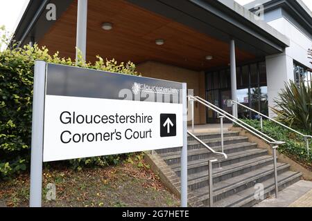 Gloucestershire Coroner's Court - Gloucestershire Coroners Service - Picture by Antony Thompson - Thousand Word Media, NO SALES, NO SYNDICATION. Con Foto Stock