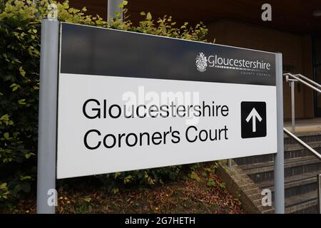 Gloucestershire Coroner's Court - Gloucestershire Coroners Service - Picture by Antony Thompson - Thousand Word Media, NO SALES, NO SYNDICATION. Con Foto Stock