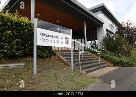 Gloucestershire Coroner's Court - Gloucestershire Coroners Service - Picture by Antony Thompson - Thousand Word Media, NO SALES, NO SYNDICATION. Con Foto Stock