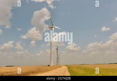 Imbragare il vento Foto Stock