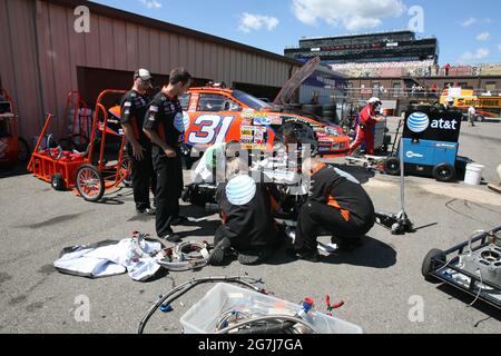 17 agosto 2007 - pratica al Michigan International Speedway a Brooklyn, Michigan Foto Stock