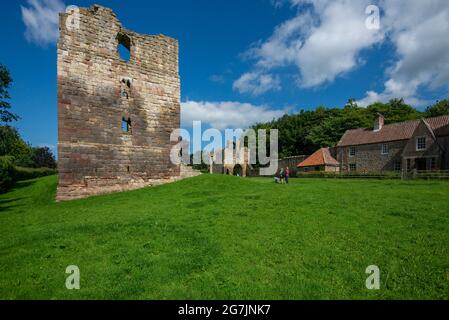 Castello ed altri Foto Stock