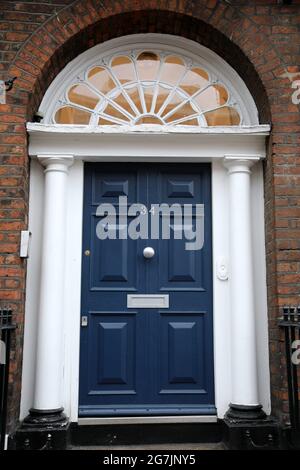 Architettura georgiana al 34 Rodney Street a Liverpool Foto Stock