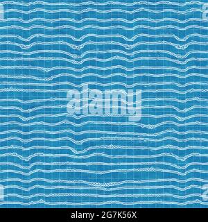 Motivo blu blu brillante senza cuciture per tessuti e stampe Foto Stock