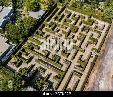 Labirinto spaziale segreto a Ratchaburi, Thailandia Foto Stock