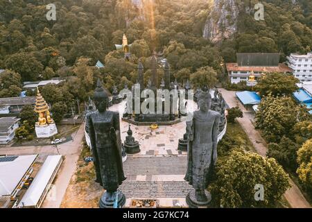 Wat Tham Krabok a Saraburi, Thailandia Foto Stock