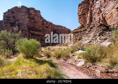 Una vista panoramica della Glen Canyon National Recreation Area, Arizona Foto Stock