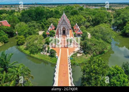 Wat Thap Pho Thong tempio a Ratchaburi, Thailandia Foto Stock