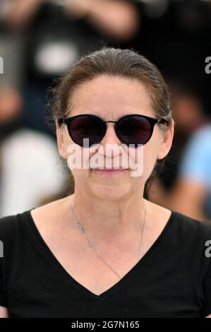 Ildiko Enyedi partecipa alla storia di mia moglie Photocall come parte del 74a Festival Internazionale del Cinema di Cannes, in Francia, il 15 luglio 2021. Foto di Aurore Marechal/ABACAPRESS.COM Foto Stock