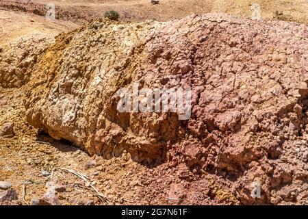 Skazka (fiaba) Canyon, vicino alla sezione meridionale del lago Issyk-Kul, Kirghizistan Foto Stock