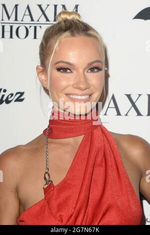 Los Angeles, California. 13 luglio 2021. Caitlin o'Connor agli arrivi del Maxim Hot 100 Event, The Highlight Room, Los Angeles, CA 13 luglio 2021. Credit: Priscilla Grant/Everett Collection/Alamy Live News Foto Stock