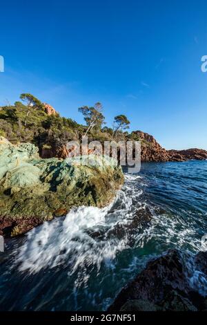 FRANCIA, VAR (83) ESTEREL, CAP DRAMONT Foto Stock