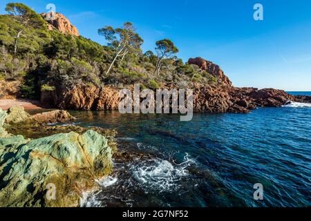 FRANCIA, VAR (83) ESTEREL, CAP DRAMONT Foto Stock