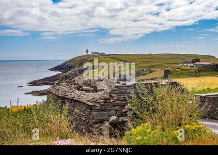 Galley Head Lighthouse, Co. Cork, Irlanda Foto Stock