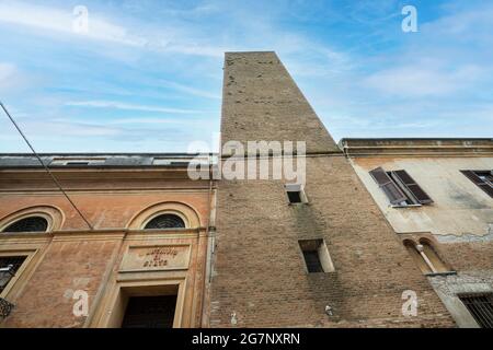Mantova, Italia. 13 luglio 2021. Vista esterna dell'Archivio di Stato e della Scuola di Archieval-Paleografia e Diplomatica nel centro della città Foto Stock