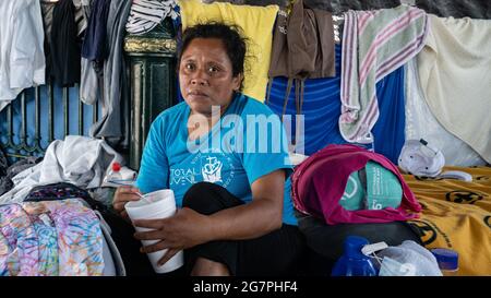 Reynosa, Messico. 15 luglio 2021. Credit: Lexie Harrison-Cripps/Alamy Live News Foto Stock