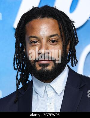 CENTURY CITY, LOS ANGELES, CALIFORNIA, USA - LUGLIO 15: L'attore Brandon Jay McLaren arriva al Disney+ 'Turner & Hooch' Los Angeles Premiere Event che si tiene al Westfield Century City Mall il 15 Luglio 2021 a Century City, Los Angeles, California, Stati Uniti. (Foto di Xavier Collin/Image Press Agency) Foto Stock