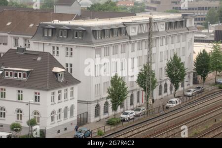 Aachen-Das Stadtarchiv Aachen ist das kommunale Archiv der Stadt Aachen. Es Hat seit 2012 seinen Sitz in der vormaligen Nadelfabrik der Rhein-Nadel Foto Stock