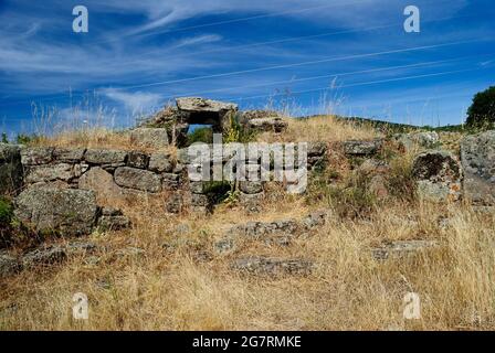 Vista della tomba dei Giganti Aidu Foto Stock