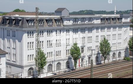 Aachen-Das Stadtarchiv Aachen ist das kommunale Archiv der Stadt Aachen. Es Hat seit 2012 seinen Sitz in der vormaligen Nadelfabrik der Rhein-Nadel Foto Stock