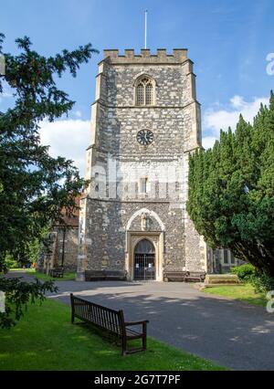 Chiesa di San Michele Bray Berks UK Foto Stock